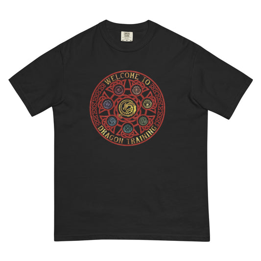 How to Train Your Dragon Welcome to Dragon Training Comfort Colors T-Shirt Black